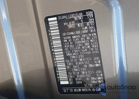 2023 Nissan Rogue Sv из США, поврежденный, VIN JN8BT3BB1PW483185